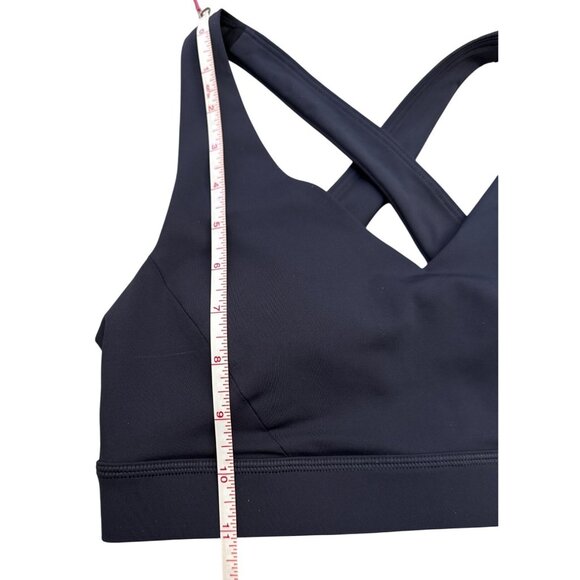 Lululemon Envital Bra B/C Cross-Back Sports Bra Size 4 Black W2EIWS in BKNT NWT - Picture 9 of 15